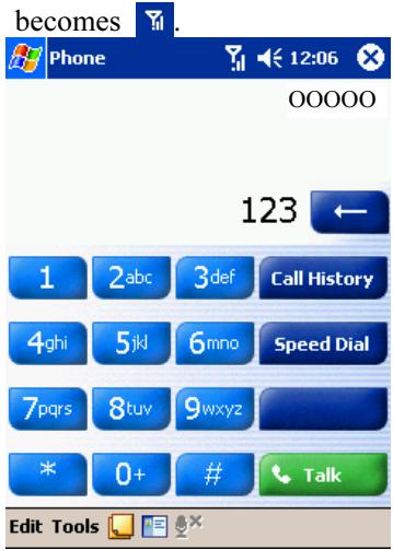 E-TEN P300B - Turn the Phone On and Off - 2