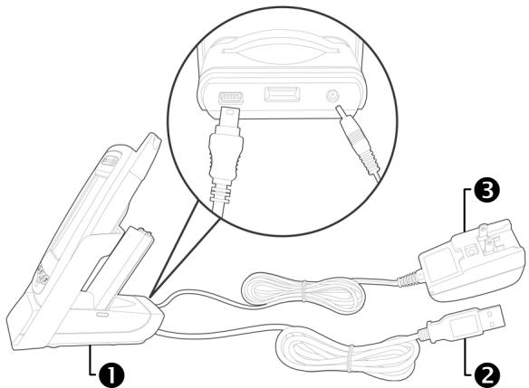 E-TEN P300B - USB Cradle Installation - 1