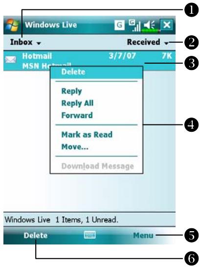 E-TEN X500 - Sending and Receiving Messages / - 3