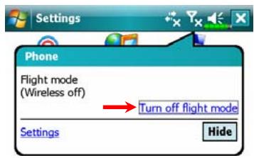 E-TEN X500 - Starting GPRS Connection - 1