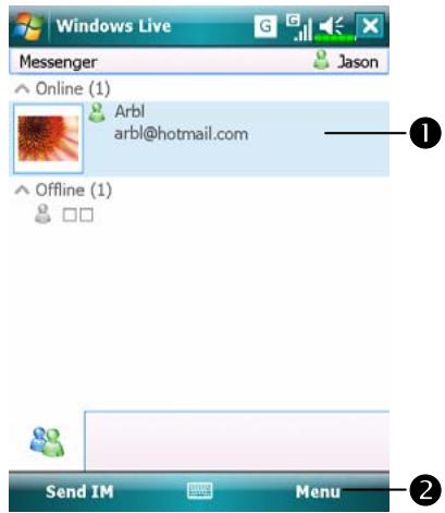 E-TEN X500 - Working with Contacts - 1
