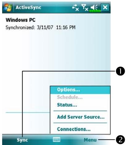 E-TEN X500 - Direct Push Technology Alert Settings - 1
