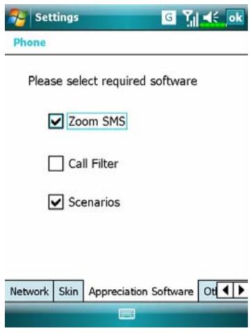 E-TEN X500 - Customize Your Phone - 1