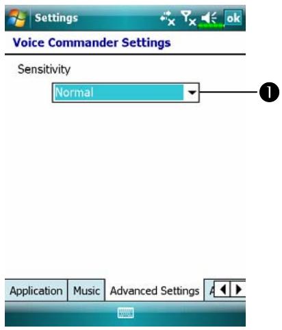 E-TEN X500 - Advanced Settings Page - 1