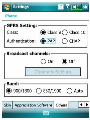 E-TEN X500 - Customize Your Phone - 2
