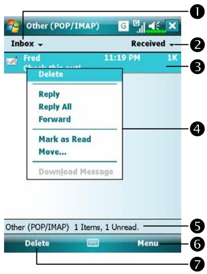 E-TEN X500 - E-mail Server Setup - 7