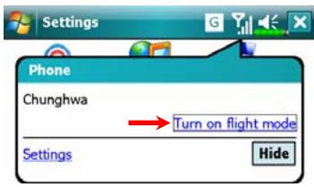 E-TEN X500 - Disconnecting GPRS - 2