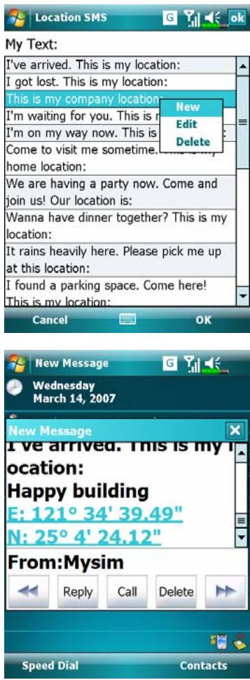 E-TEN X500 PLUS - Location SMS - 2