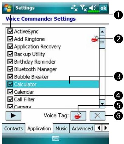 E-TEN X500 PLUS - Application Settings Page - 1