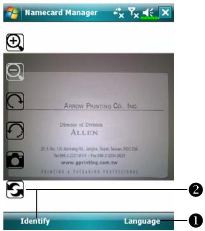 E-TEN X500 PLUS - Digitize New Name Cards - 3