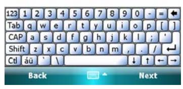 E-TEN X500 PLUS - Tap, Settings, the Connections tab, and then Connection Wizard. - 7