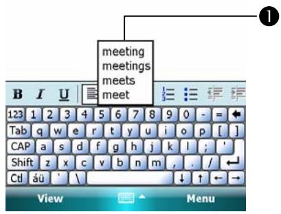 E-TEN X500 PLUS - Enter Text Using the Input Panel - 4