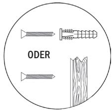 KLIPSCH SYNERGY - Diagramm 4 Wandbefestigung von Surround-Lautsprechern - 3