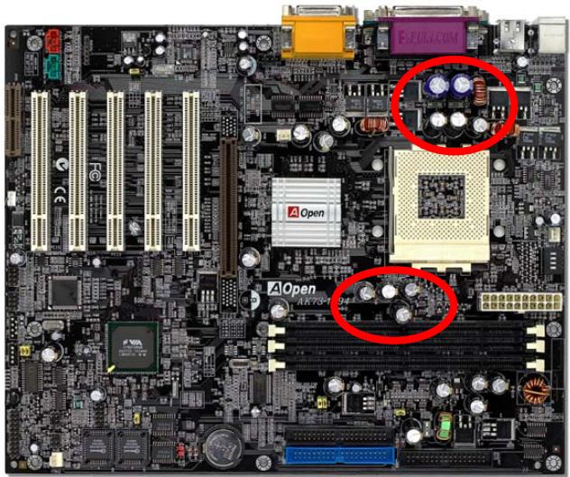 AOPEN AK73A - Bassecapacitéesr - 1