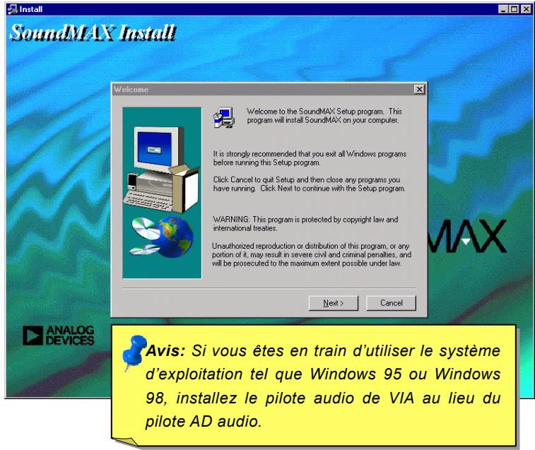 AOPEN AK73A - Installes le pilote de son onboard - 1