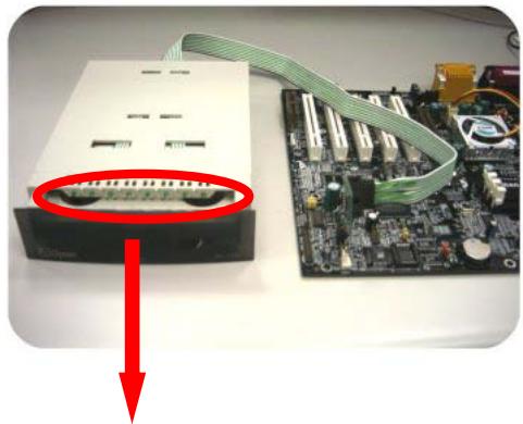 AOPEN AK73A - Connecteur Dr. LED - 2