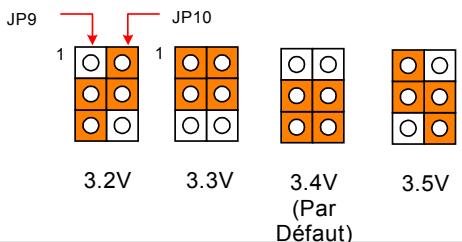 AOPEN AK73A - 3.3V tension principale ajustable - 2