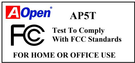 AOPEN AX59PRO - Q: What is FCC DoC (Declaration of Conformity)? - 1