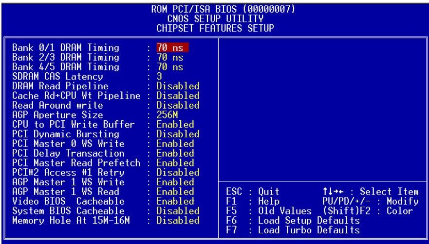 AOPEN AX59PRO - Chipset Features Setup - 1
