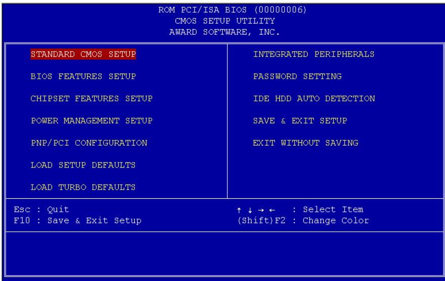 AOPEN AX59PRO - Entering the Award BIOS Setup Menu - 1