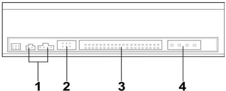 AOPEN DRW2412PRO - Rear Panel - 1