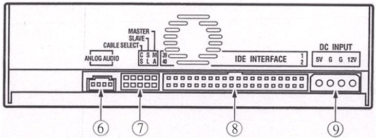 AOPEN DRW8800APP0403A - Note for playing 8cm (3.15") disk: - 1
