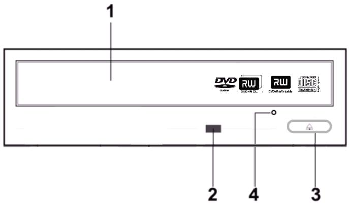 AOPEN DUW1608ARR0407A - Front Panel - 1