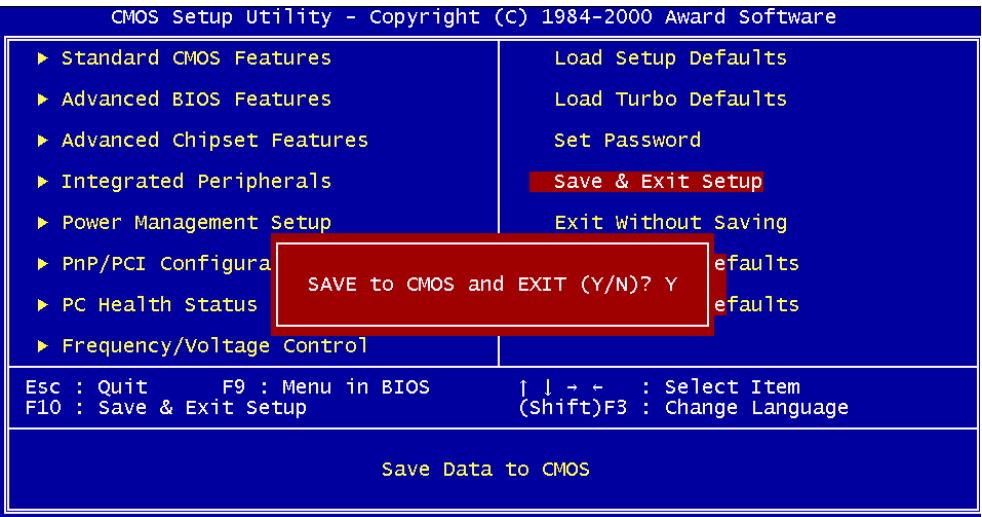 AOPEN MX33 - Save & Exit Setup - 1