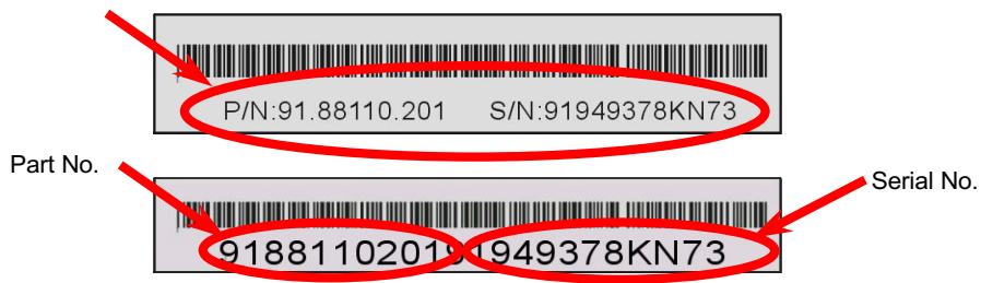 AOPEN MX33 - Part Number and Serial Number - 1