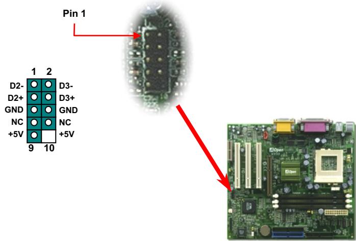AOPEN MX33 - Support 2^nd USB Ports - 1