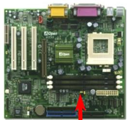 AOPEN MX33 - JP23 FSB/PCI Clock Ratio - 1