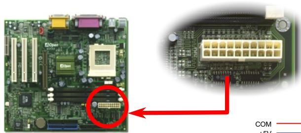 AOPEN MX33 - ATX Power Connector - 1