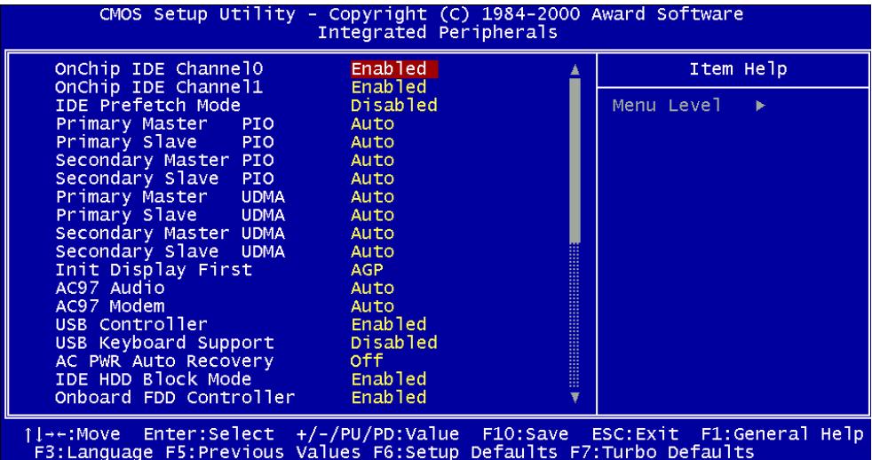 AOPEN MX33 - Integrated Peripherals - 1