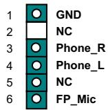 AOPEN MX33 - Front Panel Audio (Optional) - 2
