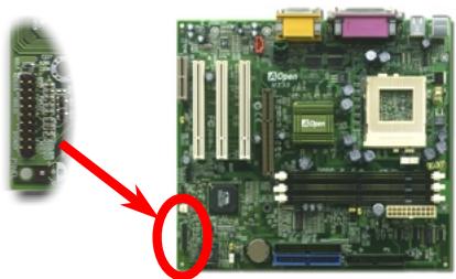 AOPEN MX33 - Front Panel Connector - 1