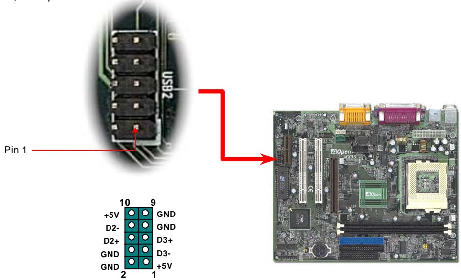 AOPEN MX36L - Supporter 2ÈME ports USB - 1