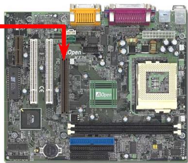 AOPEN MX36L - AGP (port graphique accéléré) slot expansion (MX36 toute seule) - 2