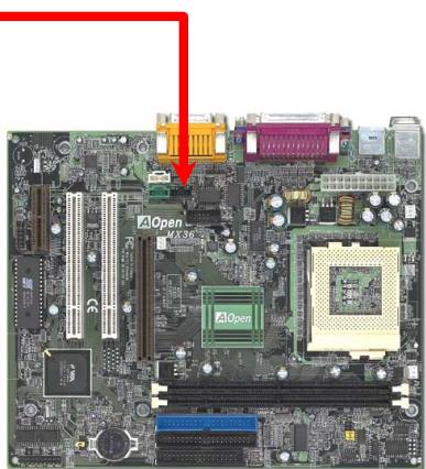 AOPEN MX36L - Connecteur CD audio - 3