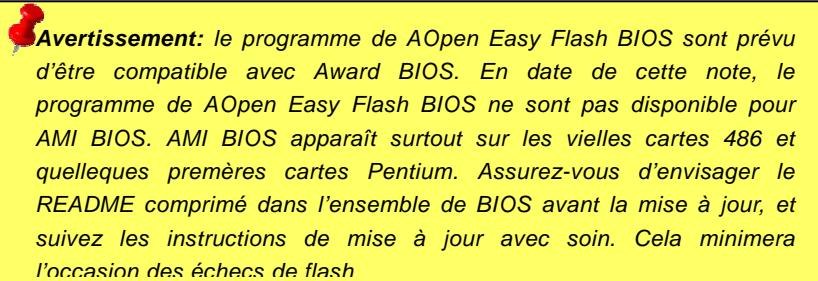 AOPEN MX36L - Mettre à jour le BIOS - 1