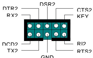 AOPEN MX36L - Connecteur COM2 - 2