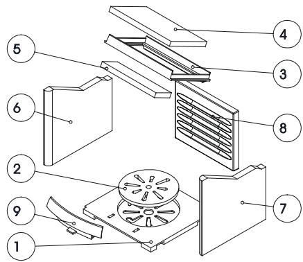 AUSTRO FLAMM DARLING - Principales PIECES détachées - 1