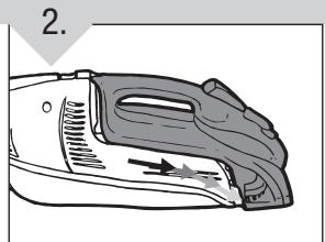 DIRT DEVIL FD10005XB - RETIRO/REPOSICION DEL TANQUE DE SOLUTION DE LIMpieZA - 2