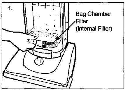 DIRT DEVIL M086300 - TO INSTALL NEW BAG - 1