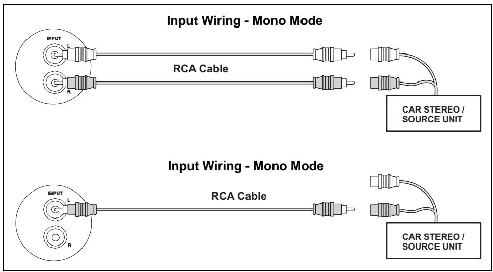 JENSEN POWER 400 - Input Wiring - 2