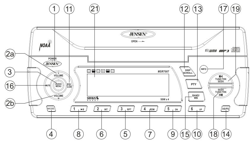 JENSEN VOYAGER MSR7007 - Selecting Tracks - 1
