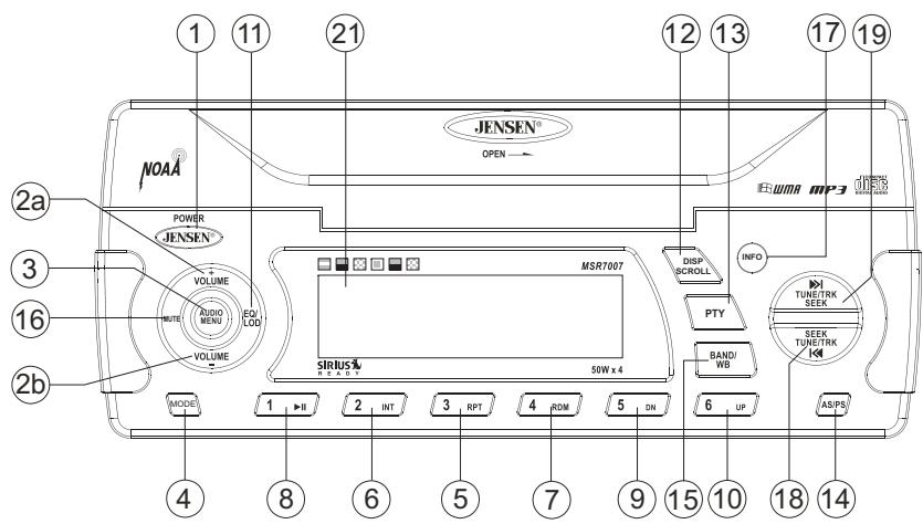 JENSEN VOYAGER MSR7007 - OPERACION DEL SINTONIZADOR - 1