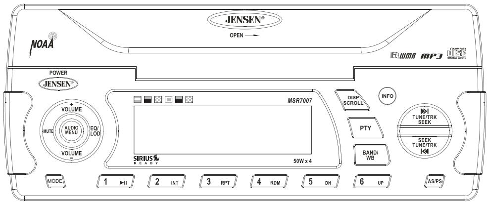 JENSEN VOYAGER MSR7007 - 1