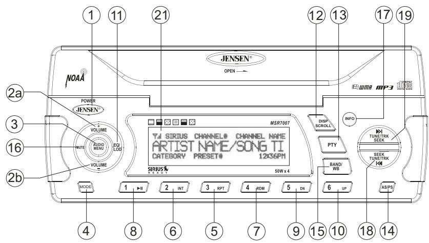 JENSEN VOYAGER MSR7007 - L'ordre dans lequel les fichiers sont joués - 5