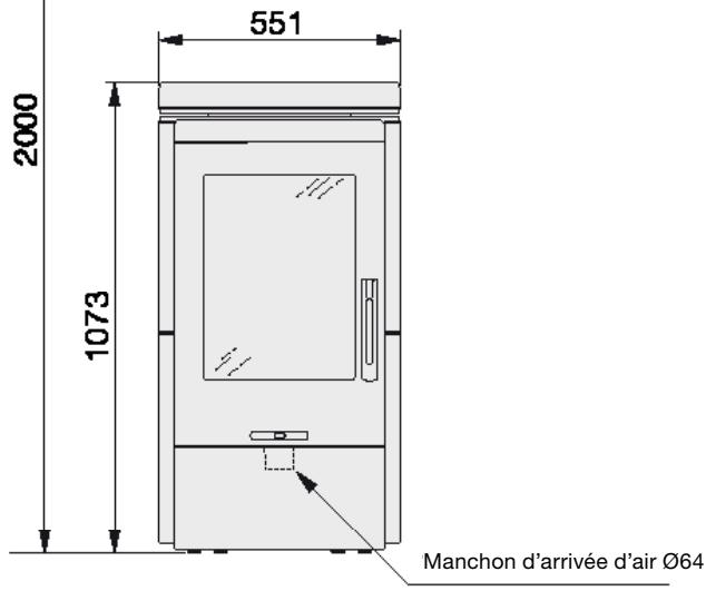 HANDOL H31A - Distances d'installation par rapport aux murs et au plafond - 2