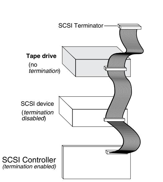 QUANTUM CL400LWXX - Checking the SCSI Termination - 1